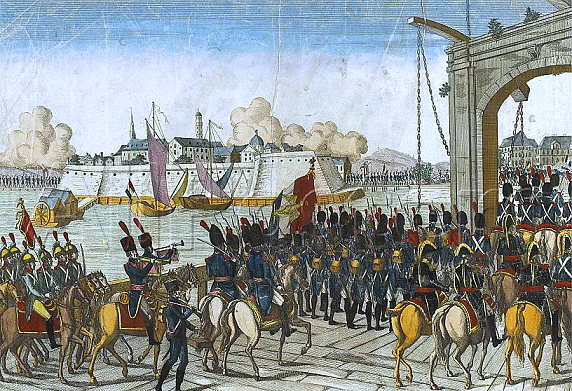Prise de Stettin - par les troupes françaises